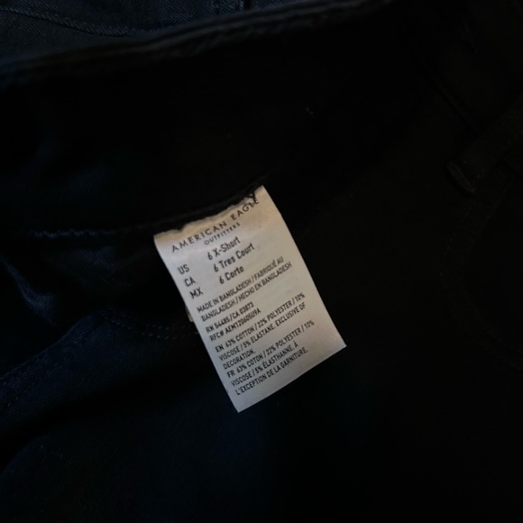 EUC Black American Eagle jeggings, size 6 x-short 🖤 - Picture 5 of 8